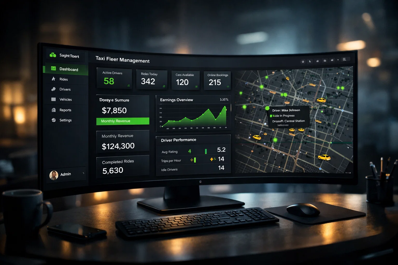 ChefTaxi Dashboard